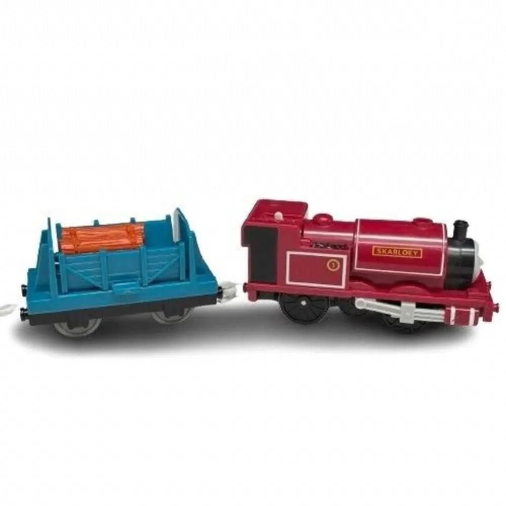 2006 Thomas & Friends Trackmaster Sodor Lumber Yard Motorized Engine Set
